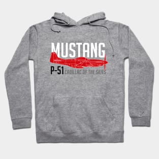 P-51 Mustang Legacy: Cadillac of the Skies Hoodie